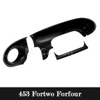 Car Interior Exterior Decoration Protective Cover ABS Black Sticker For Mercedes Smart Fortwo Forfour 453 Modified Accessories