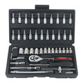 New 46-piece car repair tool kit 1/4 inch socket set