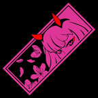 Anime Car Stickers for Bumper JDM Vinyl Decals Cute Girl Design Waterproof Holographic Auto Sticker Exterior Decor Accessories