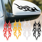 Car Sticker Personalized Garland Decoration Front Bumper Stickers Emblem Badge Decal Auto Automobile Bonnet Stickers 2Pcs/set