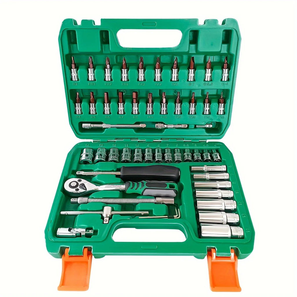 53Pcs Professional Mechanic's Tool Kit