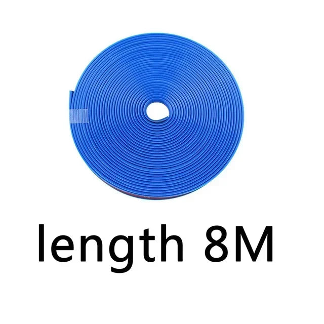 8M/ Roll Rim Blades Car Vehicle Color Wheel Rims Protectors Decor Strip Tire Guard Line Rubber Mounding Trim Tire Guard Line