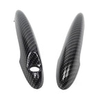 Car Exterior Door Handle Covers For Mini Coupe R58 2011 2012 2013 2014 2015 2 Door Model Carbon Fiber Look Black Accessories