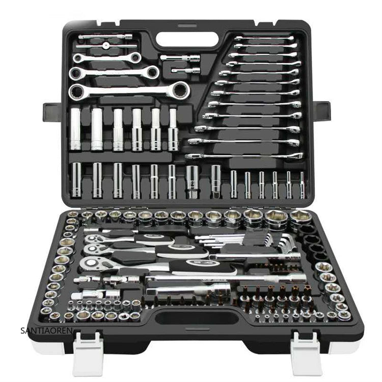 2025 129pcs Professional Mechanic Hand Tools Box Set With Ratchet Wrench Set Socket Set /