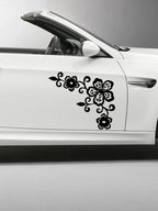 Creative flowers car stickers personalized fun stickers. Car window decoration vinyl motorcycle accessories stickers