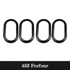 Car Interior Exterior Decoration Protective Cover ABS Black Sticker For Mercedes Smart Fortwo Forfour 453 Modified Accessories