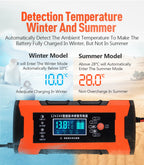 Car Battery Charger 10A 12V Automotive Battery Charger 24V 5A