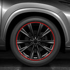 8M/ Roll Rim Blades Car Vehicle Color Wheel Rims Protectors Decor Strip Tire Guard Line Rubber Mounding Trim Tire Guard Line