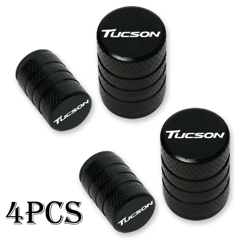 For Hyundai Tucson Accessories Car Wheel Tire Valve Caps Tyre Stem Covers Airdust Waterproof