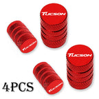 For Hyundai Tucson Accessories Car Wheel Tire Valve Caps Tyre Stem Covers Airdust Waterproof