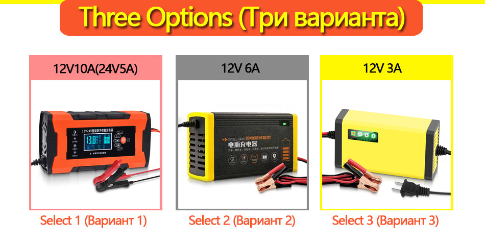 Car Battery Charger 10A 12V Automotive Battery Charger 24V 5A