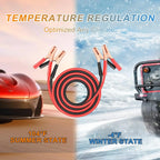 Jumper Cables for Car Battery, Heavy Duty Automotive Booster Cables