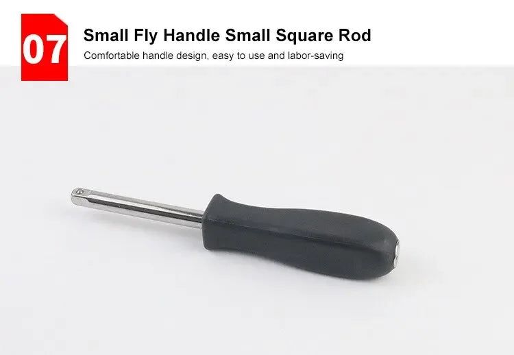 New 46-piece car repair tool kit 1/4 inch socket set