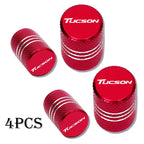For Hyundai Tucson Accessories Car Wheel Tire Valve Caps Tyre Stem Covers Airdust Waterproof