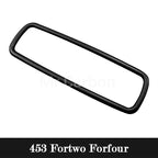 Car Interior Exterior Decoration Protective Cover ABS Black Sticker For Mercedes Smart Fortwo Forfour 453 Modified Accessories