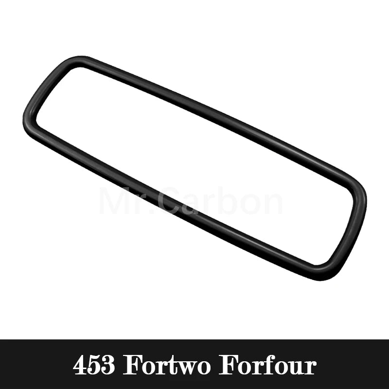 Car Interior Exterior Decoration Protective Cover ABS Black Sticker For Mercedes Smart Fortwo Forfour 453 Modified Accessories