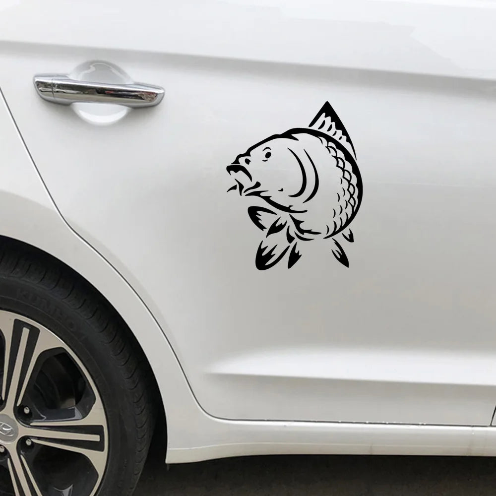 Fishing sticker vinyl Car Stickers Funny Car-Styling For Rear view Mirror Car Head car Windows car Accessories decoration