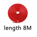 8M/ Roll Rim Blades Car Vehicle Color Wheel Rims Protectors Decor Strip Tire Guard Line Rubber Mounding Trim Tire Guard Line