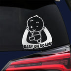 Baby on Board Car Stickers Auto Window DIY Funny Baby In Car Vinyl Decal Personalized Decoration Exterior Car Accessories