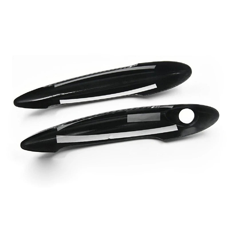 Car Exterior Door Handle Covers For Mini Coupe R58 2011 2012 2013 2014 2015 2 Door Model Carbon Fiber Look Black Accessories