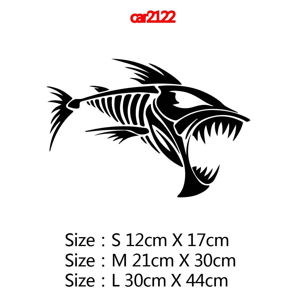 Fishing sticker vinyl Car Stickers Funny Car-Styling For Rear view Mirror Car Head car Windows car Accessories decoration