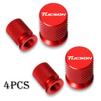 For Hyundai Tucson Accessories Car Wheel Tire Valve Caps Tyre Stem Covers Airdust Waterproof