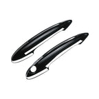 Car Exterior Door Handle Covers For Mini Coupe R58 2011 2012 2013 2014 2015 2 Door Model Carbon Fiber Look Black Accessories