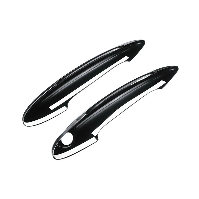 Car Exterior Door Handle Covers For Mini Coupe R58 2011 2012 2013 2014 2015 2 Door Model Carbon Fiber Look Black Accessories
