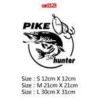 Fishing sticker vinyl Car Stickers Funny Car-Styling For Rear view Mirror Car Head car Windows car Accessories decoration