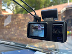 Dash Cam for Cars 3 Channel Car DVR 1080P Camera Video Recorder Front and Rear Inside View Camera