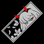 Anime Car Stickers for Bumper JDM Vinyl Decals Cute Girl Design Waterproof Holographic Auto Sticker Exterior Decor Accessories