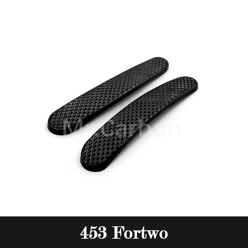 Car Interior Exterior Decoration Protective Cover ABS Black Sticker For Mercedes Smart Fortwo Forfour 453 Modified Accessories