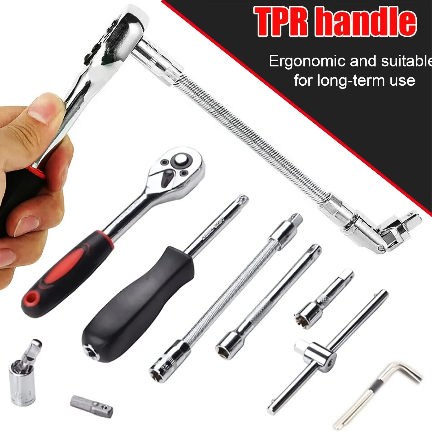 46Pcs Family Tools 1/4 Set Mechanic Tool Kits