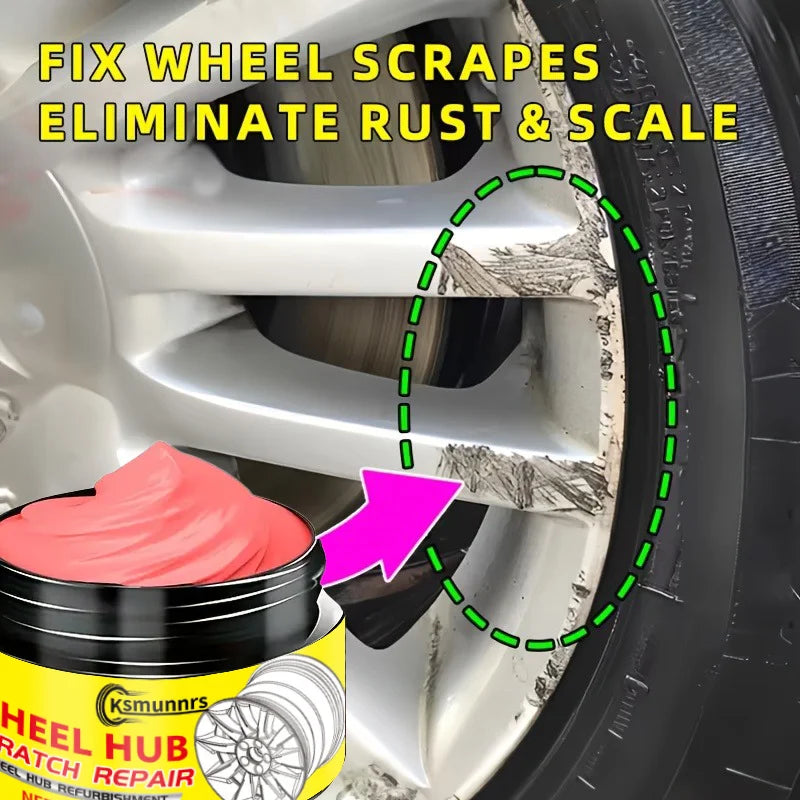 Rim Update Patch Kit - 30G High-Quality Wheel Scratch Repair Wax, Restores Shine And Removes Scratches, Suitable for All Vehicle
