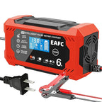 Car Battery Charger 6A 12V Car and Motorcycle Battery Charging Device