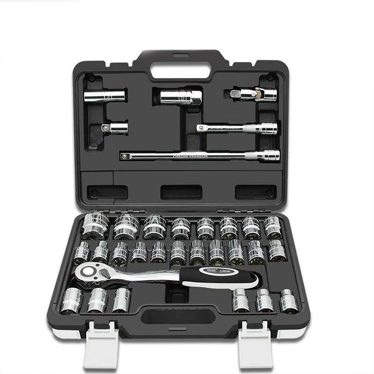 2025 129pcs Professional Mechanic Hand Tools Box Set With Ratchet Wrench Set Socket Set /