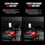 15A 12V 24V 5A Car Battery Charger