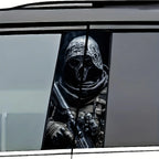 Special Forces Car Stickers - 2-piece, scratch-resistant PVC B-pillar stickers Self-adhesive stickers for all cars