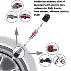 Car Bicycle Slotted Handle Tire Valve Stem Core Remover Screwdriver Tire Repair Install Tool Kit Auto Motorcycle Accessories