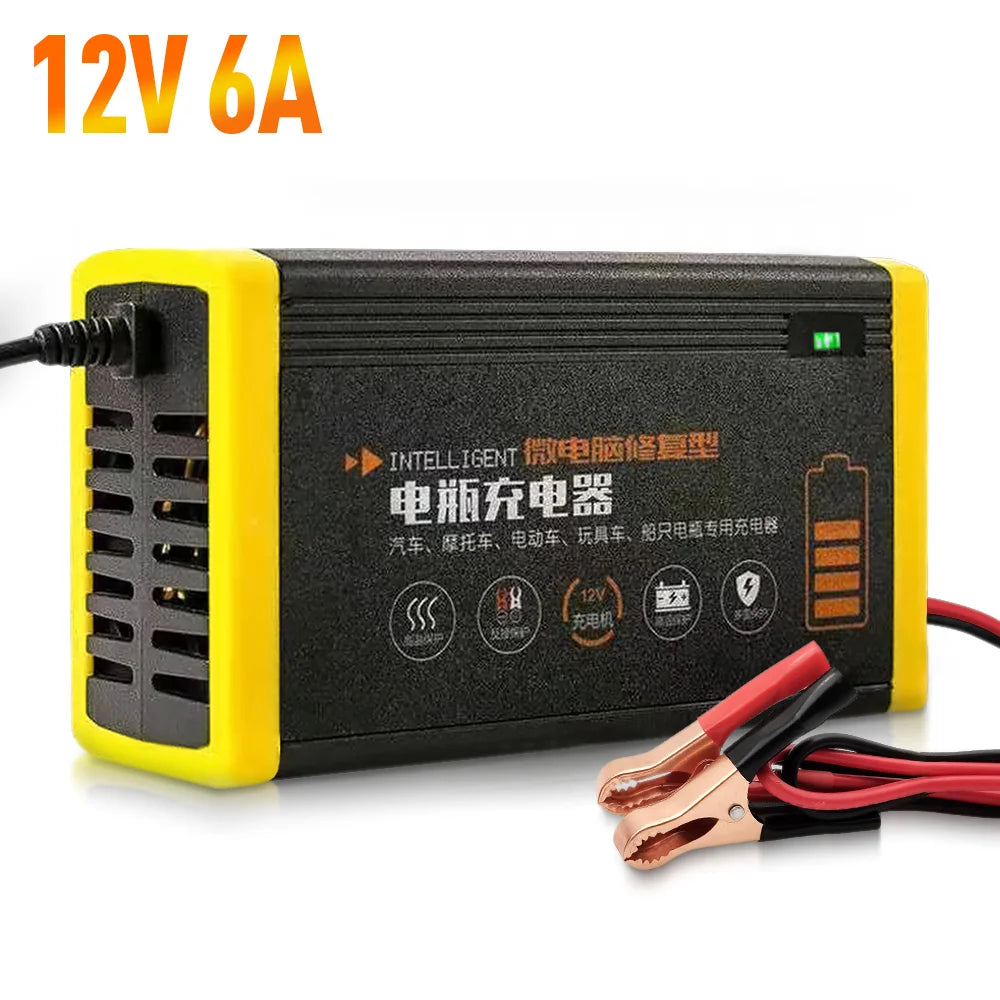 Car Battery Charger 10A 12V Automotive Battery Charger 24V 5A