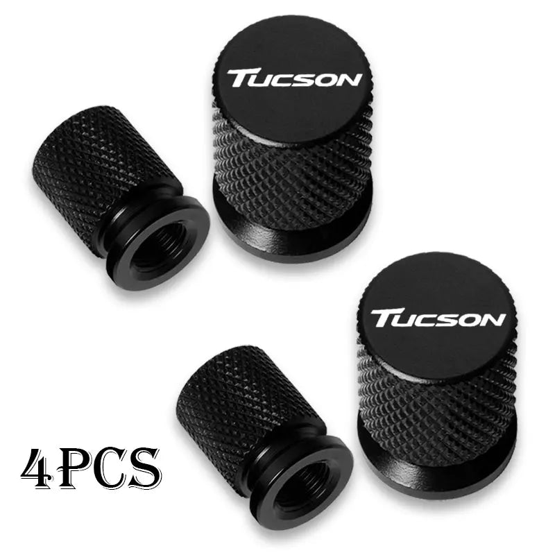 For Hyundai Tucson Accessories Car Wheel Tire Valve Caps Tyre Stem Covers Airdust Waterproof