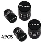 For Hyundai Tucson Accessories Car Wheel Tire Valve Caps Tyre Stem Covers Airdust Waterproof